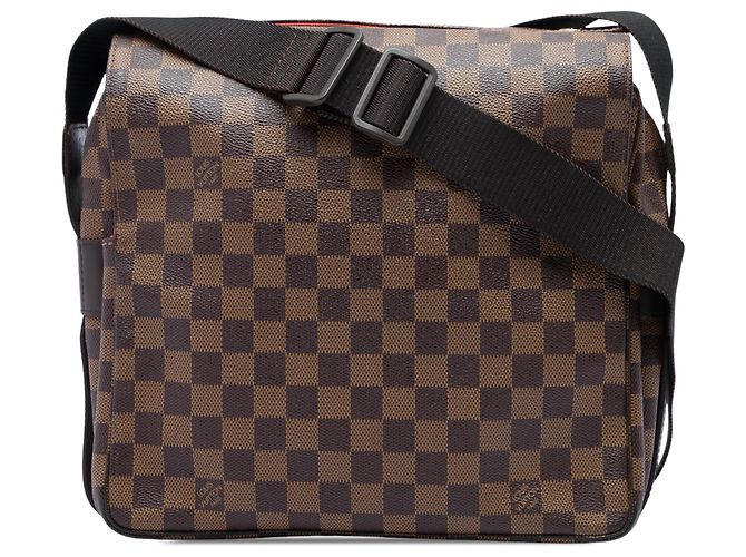 Louis Vuitton Brown Damier Ebene Naviglio Marrom