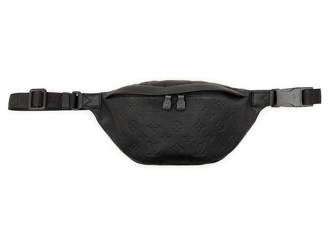 Bumbag Louis Vuitton Black Monogram Shadow Discovery Gürteltasche Schwarz