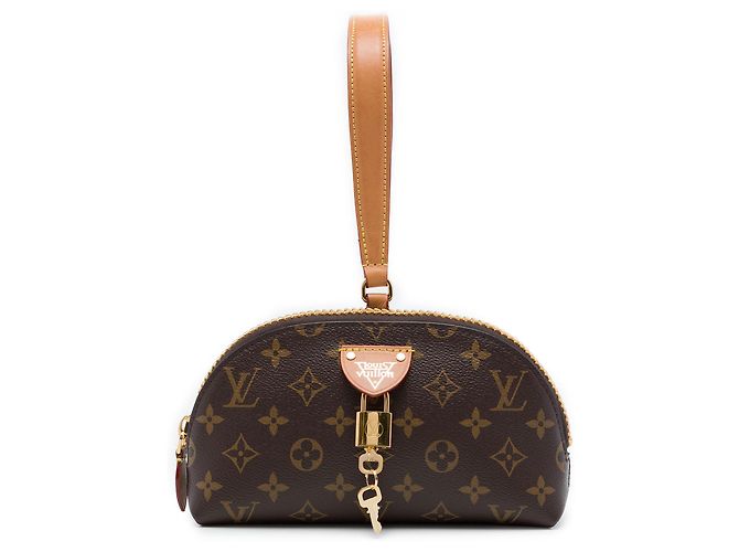 Louis Vuitton Brown Monogram Moon Pochette Marrone