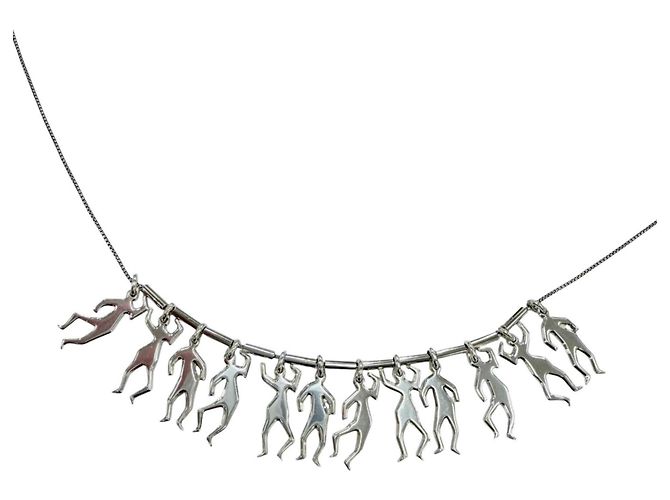 Collar largo Bottega Veneta AG925 Plata