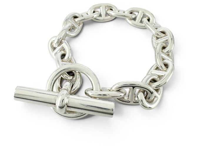 Hermès HERMES Chaine d'Ancre PM Charm Armband Silber