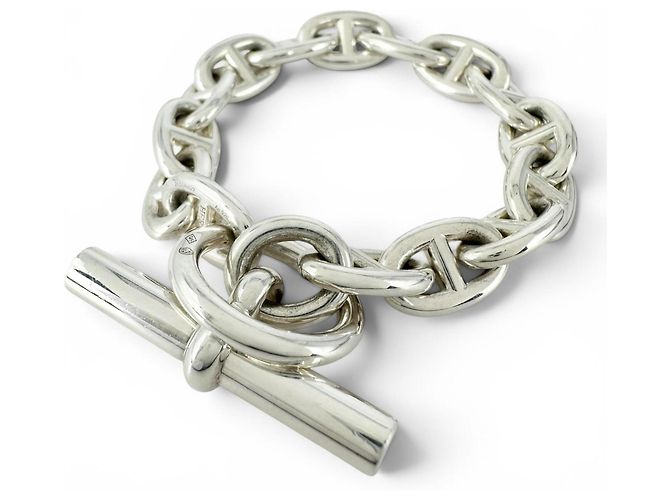 Hermès HERMES Chaine d'Ancre PM Bracelet Argento