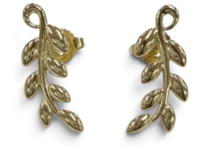 Orecchini Olive Leaf Climber di Tiffany & Co. D'oro