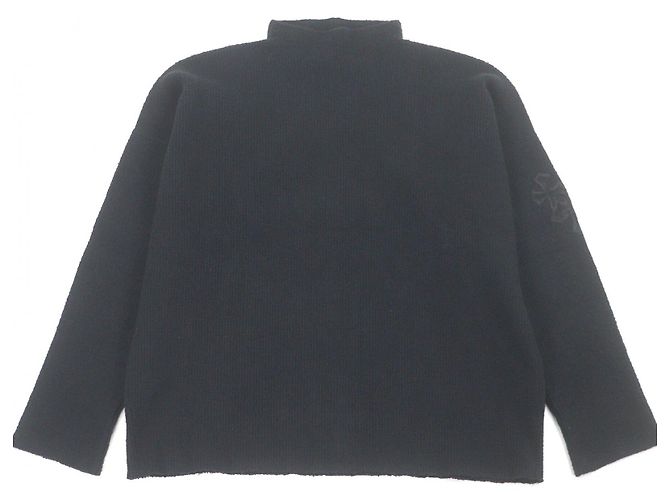 Chrome Hearts TAKE THE CANNOLI Harako Cross Patch em malha de algodão e nylon Preto