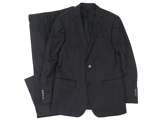 BURBERRY BLACK LABEL Stripe Pattern Suit Set