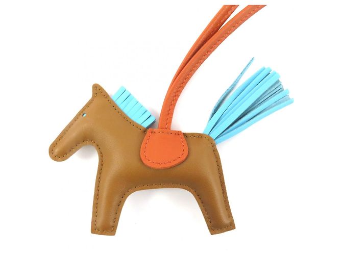 Hermès Rodeo Charm Pegasus PM Charm Multicolore Blu chiaro