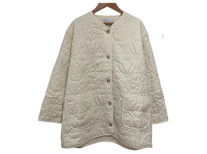 Autre Marque casaco acolchoado marble SUD tulip Branco