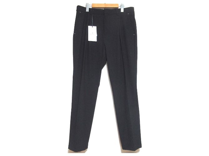 Autre Marque MANUEL RITZ TECH CORE Stretch Easy Trousers Nero