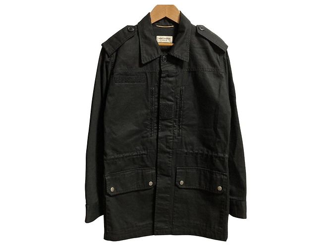 Yves Saint Laurent Giacca Field Jacket Saint Laurent Paris Nero