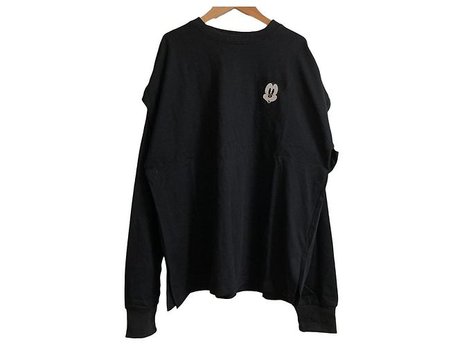 Autre Marque AMAIL Disney Collaboration Oversized Cut and Sewn Schwarz