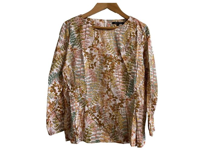 Autre Marque TRANS WORK Printed Pullover Blouse Pink