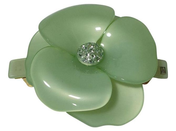 Autre Marque Fermi Flower Rhinestone ALEXANDRE DE PARIS Verde