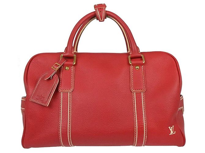 Louis Vuitton Carryall Leather Vermelho