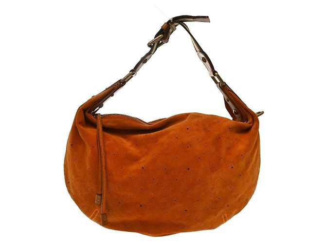 Louis Vuitton Onatah Hobo Suede GM Orange