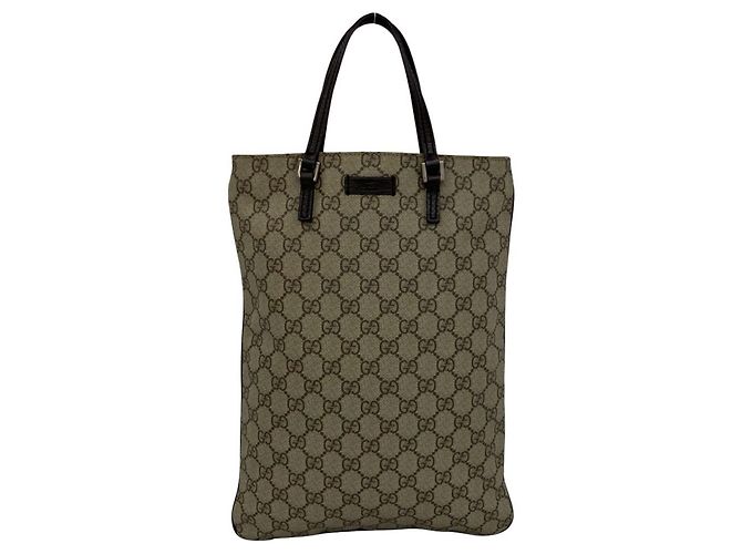 Mini mala tote Gucci GG Supreme em couro