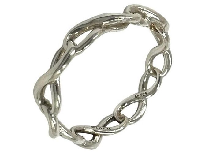 Tiffany & Co Tiffany Vintage Infinity Narrow Band Ring Silber