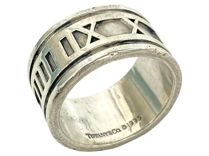 Tiffany & Co. Anello largo Tiffany Atlas Argento