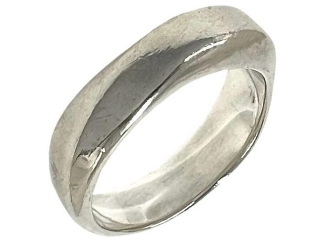 Tiffany & Co Anillo Tiffany Vintage Knife Edge Band Ring Plata