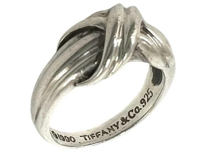 Tiffany & Co Tiffany Vintage Signature Cross Ring Silber