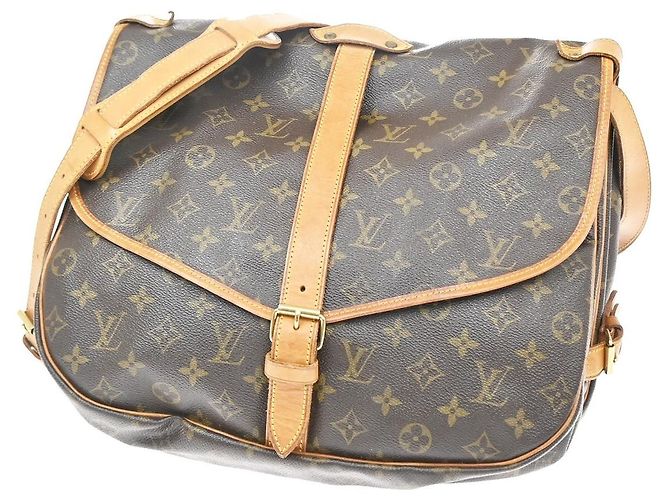 Louis Vuitton Saumur Monogram 35 Brown
