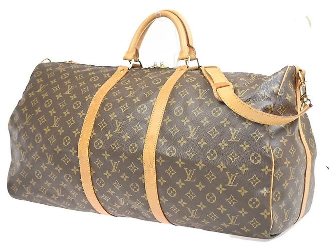 Louis Vuitton Keepall Bandouliere Monogram Canvas 60 Marrom