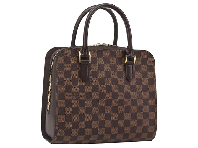 LOUIS VUITTON Damier Ebene Triana Handtasche N51155 LV Auth am12239SAV