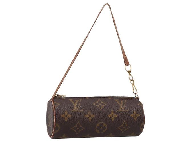 LOUIS VUITTON Monogram Papillon Pouch LV Auth 197542 Monograma
