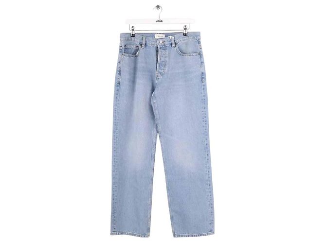 Frame Denim Jeans Relaxed Frame blu in cotone