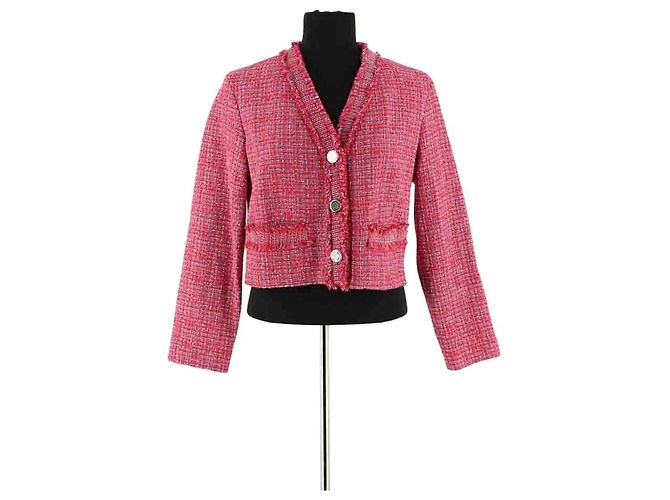 Maje Baumwolljacke in Rosa Pink
