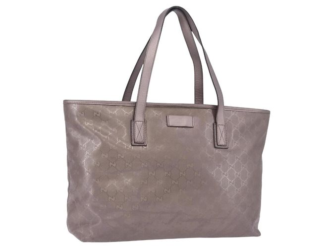 Borsa Tote GUCCI GG Implementation PVC Rosa Argento 211137 Auth BA15146