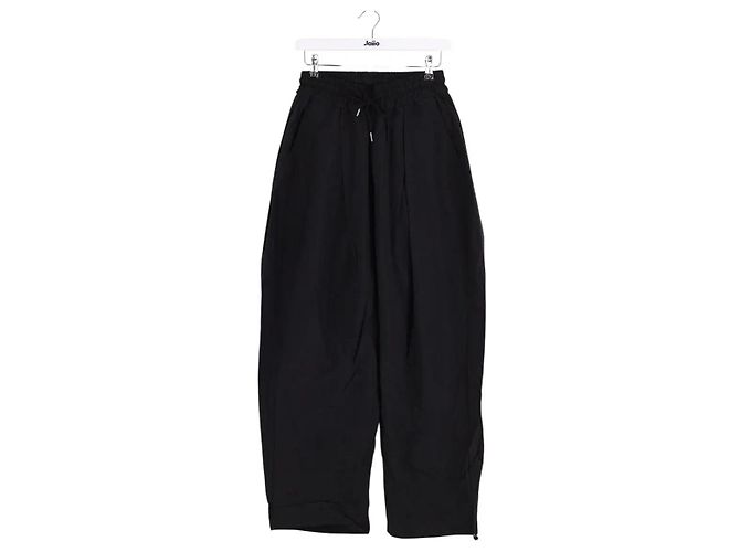 Autre Marque Schwarze gerade Hose