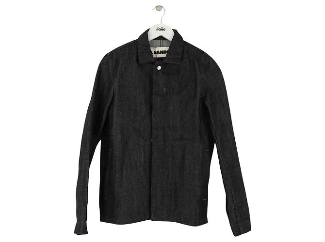 Giacca Jil Sander in cotone blu navy