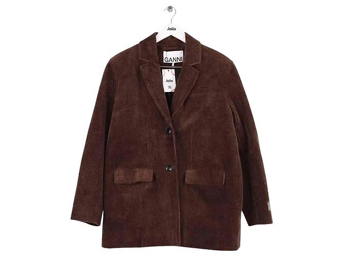 Ganni Braune Jacke