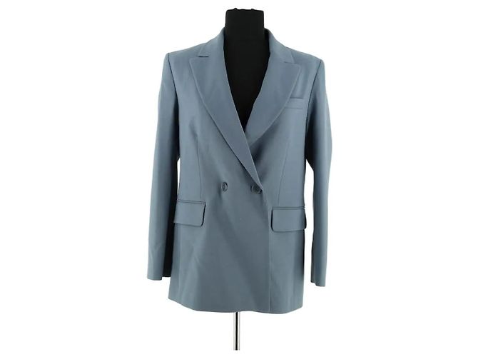 Maje blue wool blazer