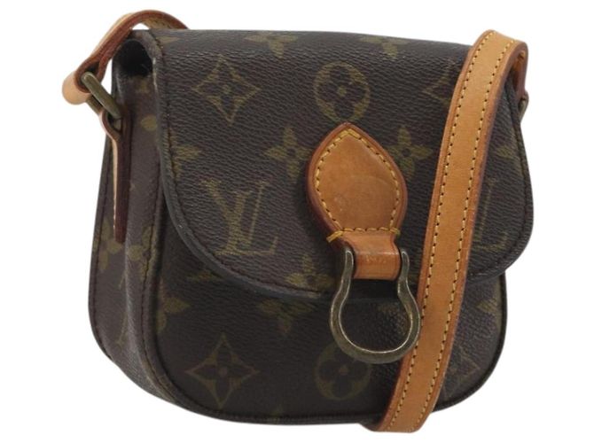 LOUIS VUITTON Monogram Bebe Monogram Saint Cloud Bag M51245 LV Auth 197184 Monograma