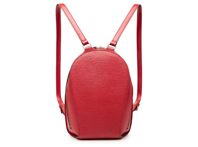Red Louis Vuitton Epi Mabillon Backpack