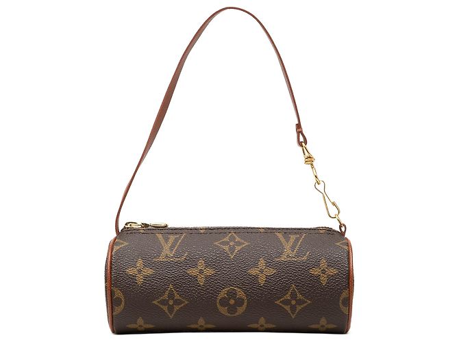 Louis Vuitton Monogram Papillon Pochette Handtasche Braun