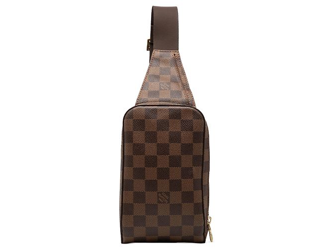 Louis Vuitton Damier Ebene Geronimos Crossbody Bag braun
