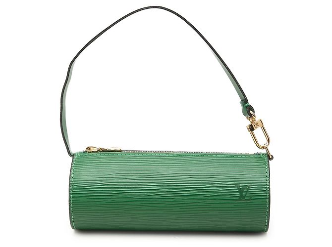 Bolsa de mão Louis Vuitton Epi Pochette Papillon Verde