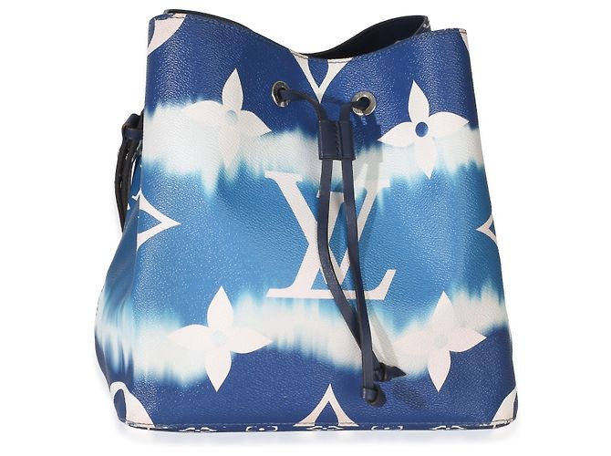 Néonoé Louis Vuitton Blue Monogram Escale Canvas NeoNoe MM Azul