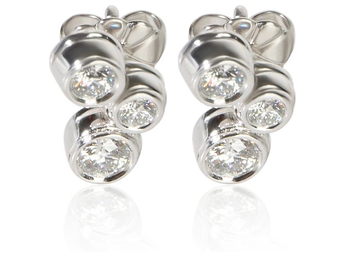 Orecchini Tiffany & Co. Platinum Diamond Bubble