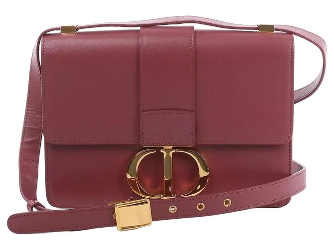 30 Montaigne Bolsa tiracolo Dior Montaigne 30 em couro Rosa