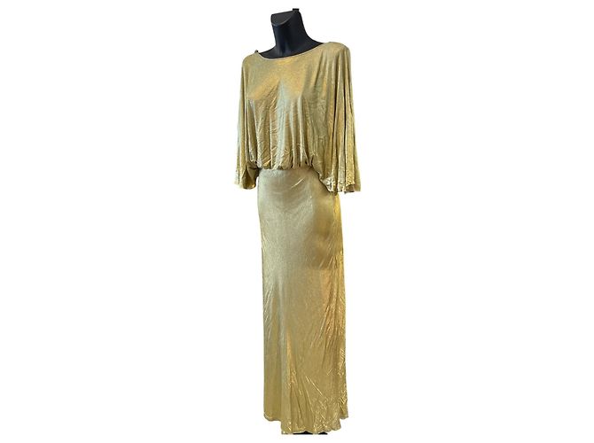 Abito Gucci in Lurex dorato