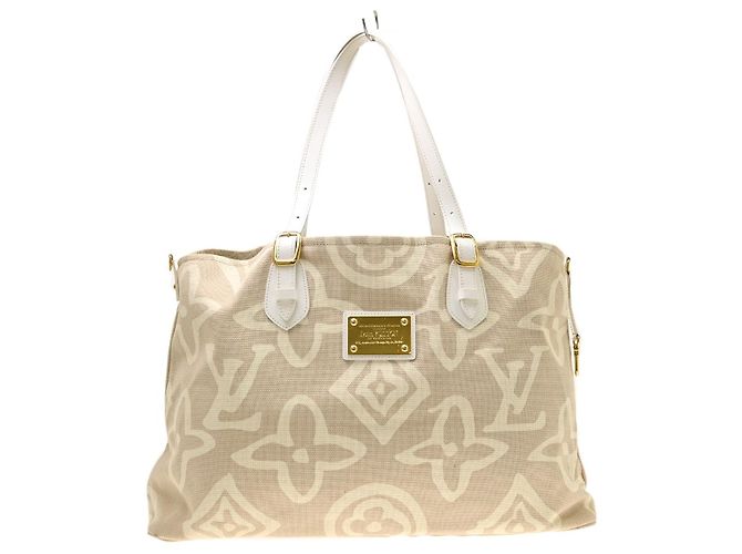 Louis Vuitton Tahitienne Cabas Canvas GM Bege