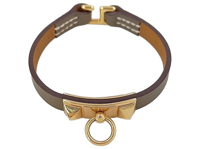 Hermès Hermes Mini Rivale Leather mini Marrom