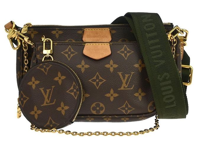 Louis Vuitton Multi Pochette Accessoires Monogram Canvas Small Marron