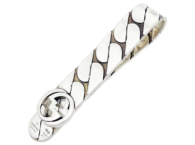 Gucci Interlocking G Money Clip Silvery