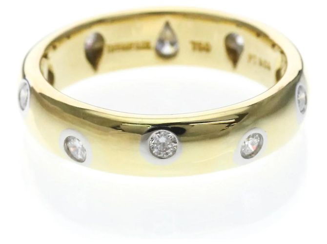 Tiffany & Co. Dots Platina e Ouro amarelo (18K) com diamante Dourado