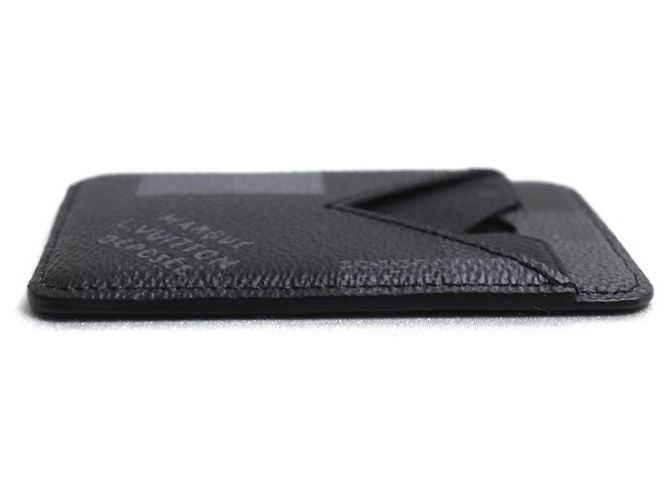 Louis Vuitton Black Canvas Card Case
