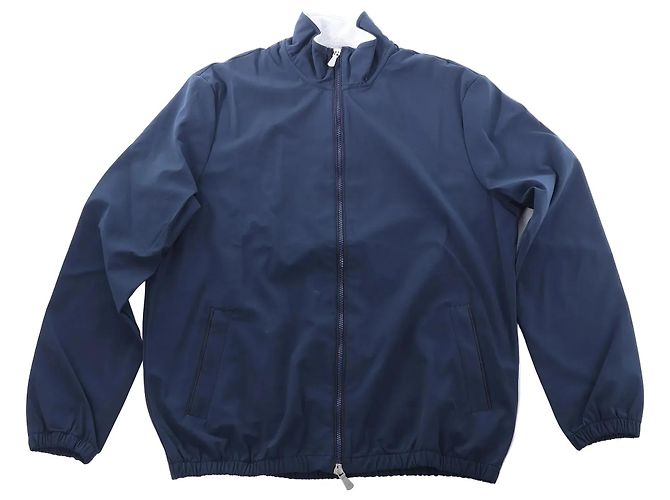 Autre Marque Eleventy Technical Bomber Jacket in Navy Blue, Size M